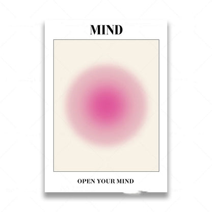 Mind Body Soul Aura Posters - Vellum Venture