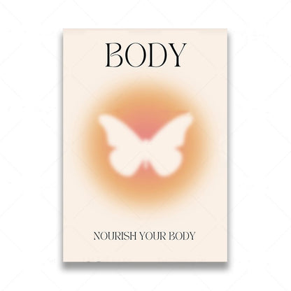 Mind Body Soul Aura Posters - Vellum Venture