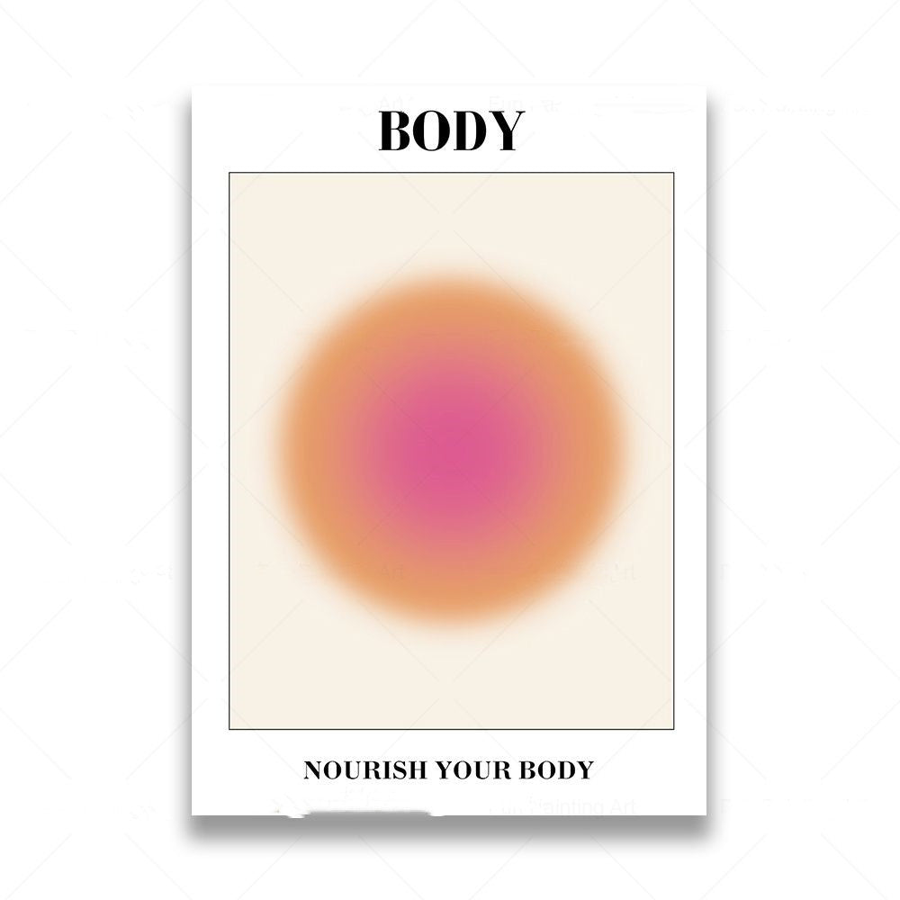 Mind Body Soul Aura Posters - Vellum Venture