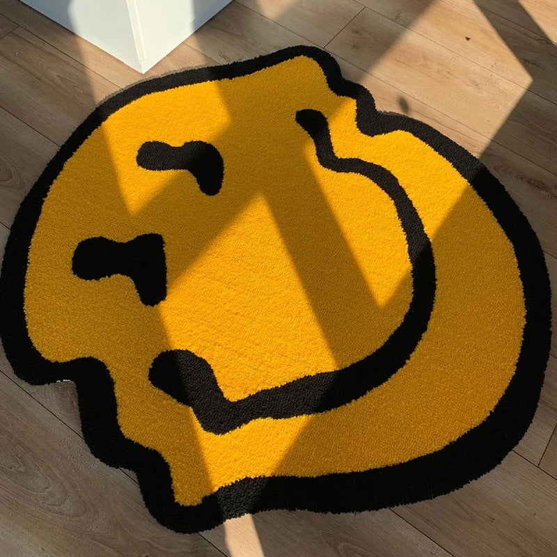 Acid Smiley Rug (4 Colors) - Vellum Venture