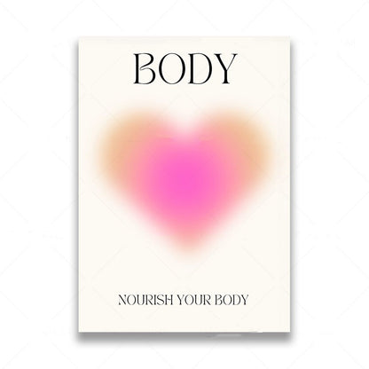 Mind Body Soul Aura Posters - Vellum Venture