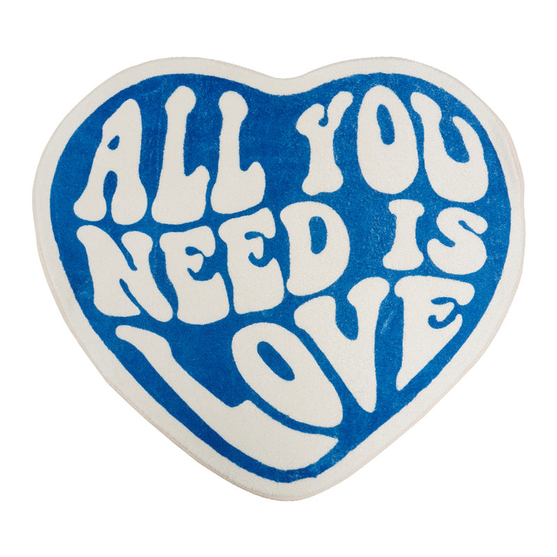 All You Need Is Love Rug (3 Colors) - Vellum Venture